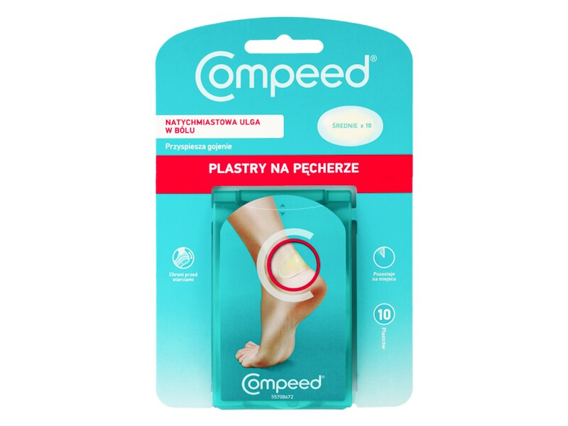 Compeed Náplast na puchýře střední 10 ks