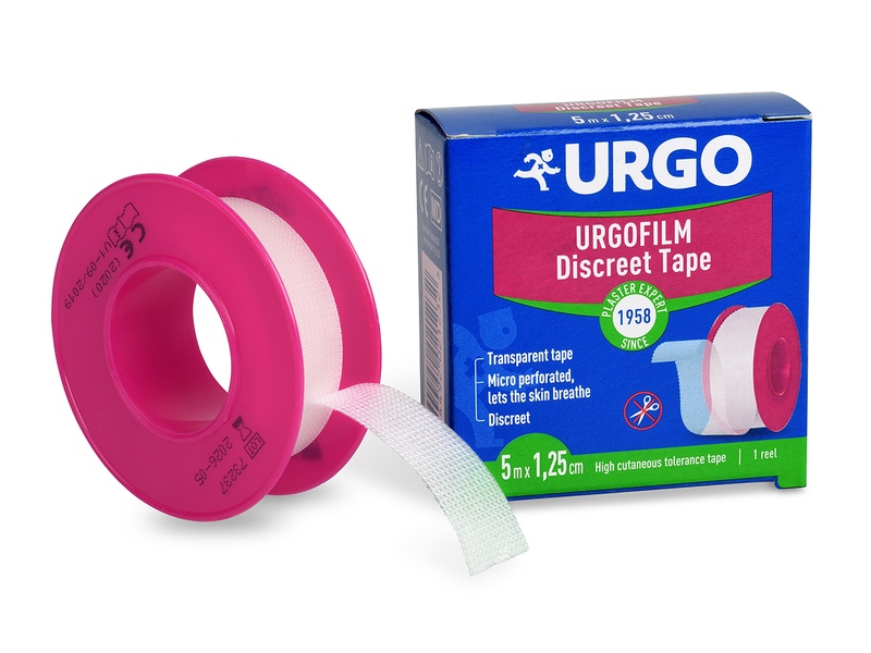 Urgo Film Transparentní fixační náplast 5 m x 1,25 cm 1 ks
