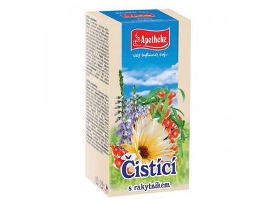 Apotheke Čisticí čaj s rakytníkem nálevové sáčky 20x1,5 g