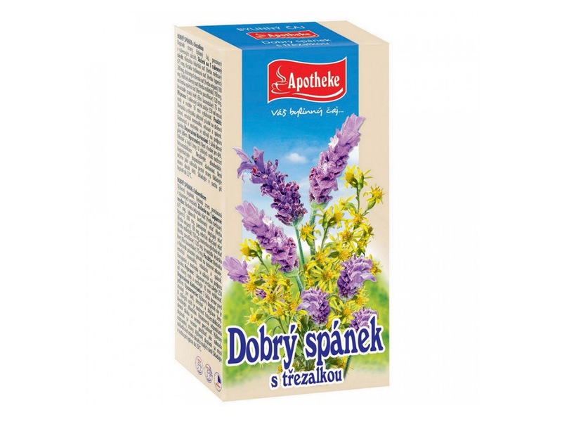 Apotheke Dobrý spánek s třezalkou bylinný čaj nálevové sáčky 20x1,5 g