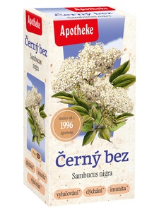 Apotheke Černý bez květ čaj nálevové sáčky 20x1,5 g Apotheke Černý bez květ čaj nálevové sáčky 20x1,5 g