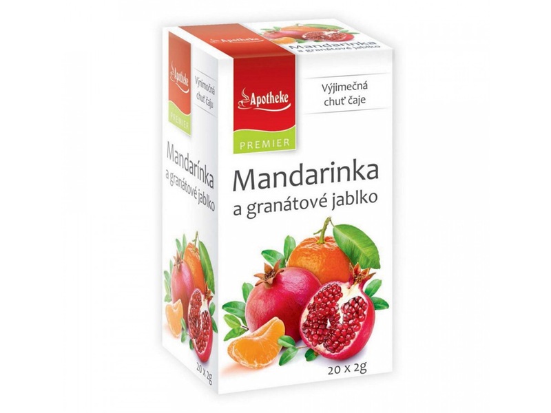 Apotheke Mandarinka a granátové jablko čaj nálevové sáčky 20x2 g