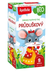 Apotheke BIO Dětský čaj průduškový nálevové sáčky 20x1,5 g Apotheke BIO Dětský čaj průduškový nálevové sáčky 20x1,5 g
