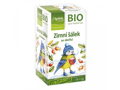 Apotheke BIO Zimní šálek se skořicí nálevové sáčky 20x2 g