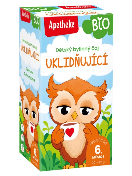Apotheke BIO Dětský čaj uklidňující nálevové sáčky 20x1,5 g Apotheke BIO Dětský čaj uklidňující nálevové sáčky 20x1,5 g