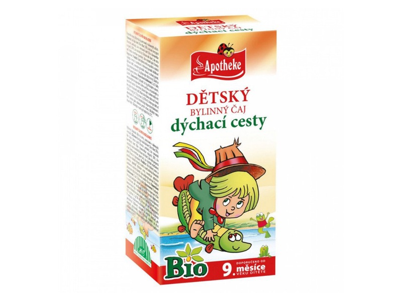 Apotheke BIO Dětský čaj dýchací cesty nálevové sáčky 20x1,5 g Apotheke BIO Dětský čaj dýchací cesty nálevové sáčky 20x1,5 g