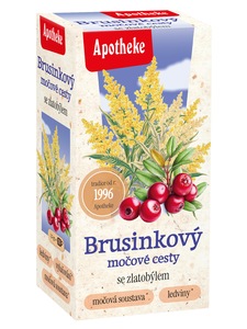 Apotheke Brusinkový čaj nálevové sáčky 20x1,5 g Apotheke Brusinkový čaj nálevové sáčky 20x1,5 g