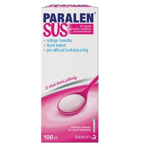 Paralen SUS 24 mg/ml perorální suspenze 100 ml Paralen SUS 24 mg/ml perorální suspenze 100 ml