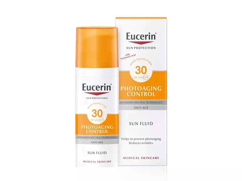 Eucerin Sun Photoaging Control SPF30+ emulze na opalování na obličej proti vráskám 50 ml Eucerin Sun Photoaging Control SPF30+ emulze na opalování na obličej proti vráskám 50 ml