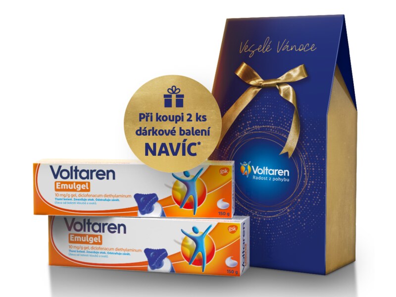Voltaren Emulgel 150 g (2 ks) + vánoční taška