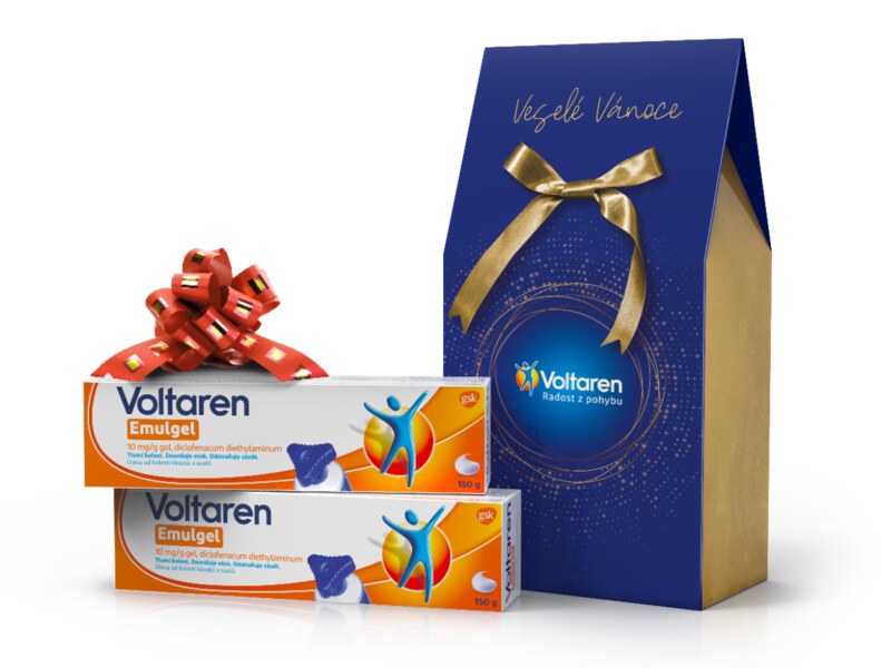 Voltaren Emulgel 150 g (2 ks) + vánoční taška