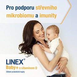 Linex® Baby+ s vitamínem D 