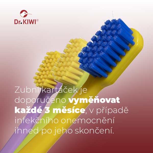 Dr. KIWI 5400 Ultra soft zubní kartáček 3 ks