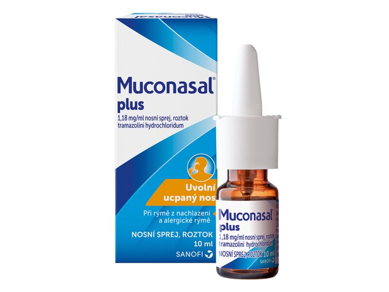 Muconasal Plus nosní sprej 10 ml