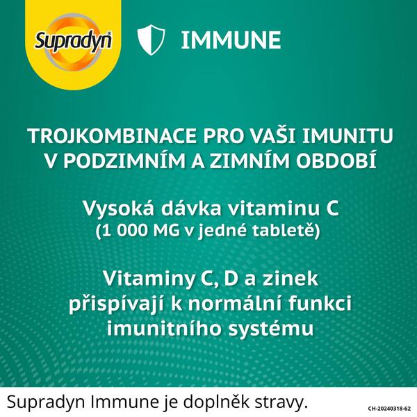 Supradyn Immune 15 šumivých tablet