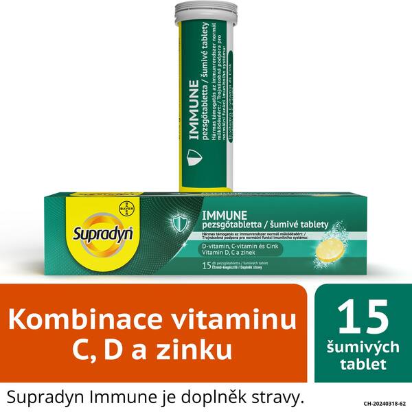 Supradyn Immune 15 šumivých tablet