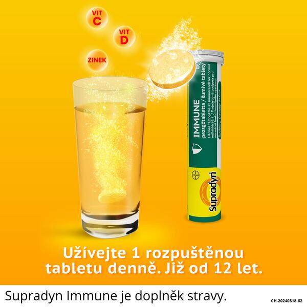 Supradyn Immune 15 šumivých tablet