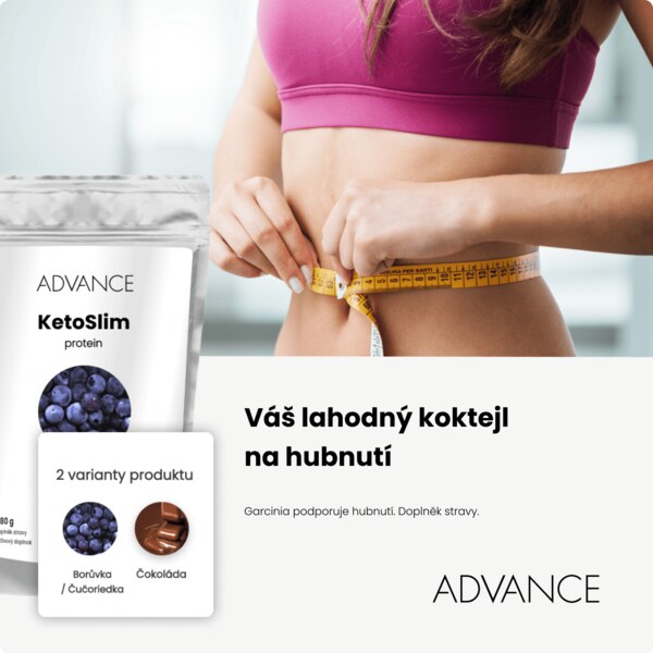 Advance KetoSlim borůvka 480 g