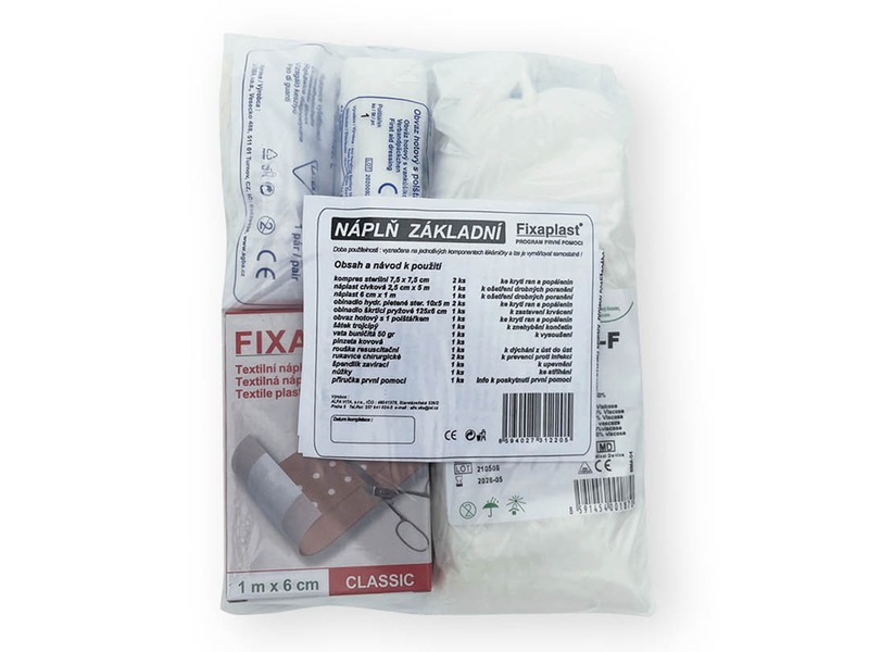 Alfa lékárnička náplň základní do 10 osob