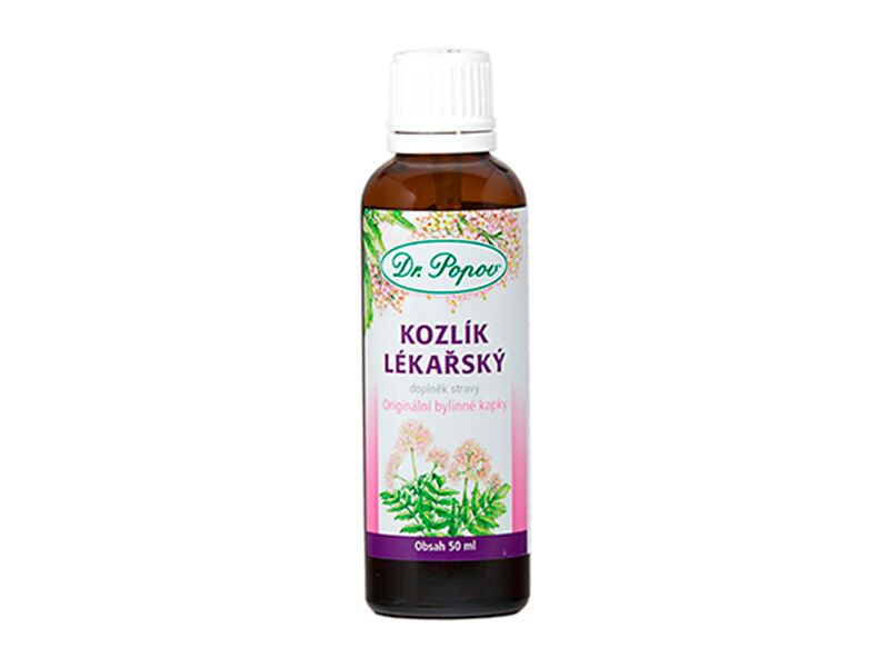 Dr. Popov Kapky bylinné Kozlík lékařský 50 ml