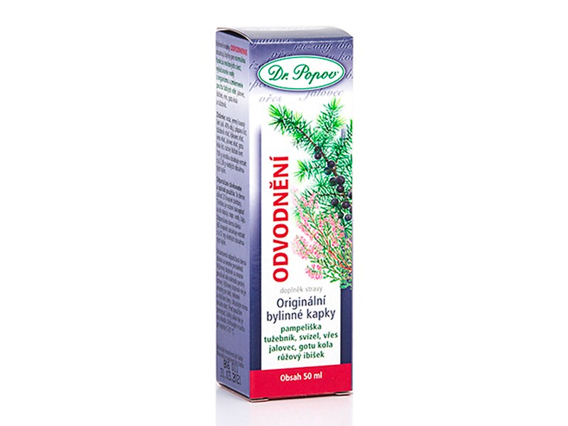 Dr. Popov Kapky bylinné Odvodnění 50 ml