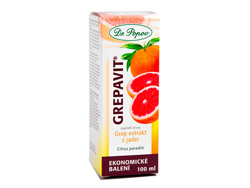 Dr. Popov Kapky Grepavit grep extrakt z jader 100 ml