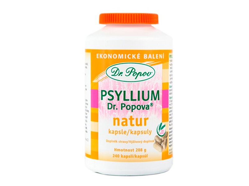 Dr. Popov Psyllium 240 kapslí
