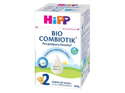 Hipp 2 BIO Combiotik Pokračovací kojenecké mléko 500 g
