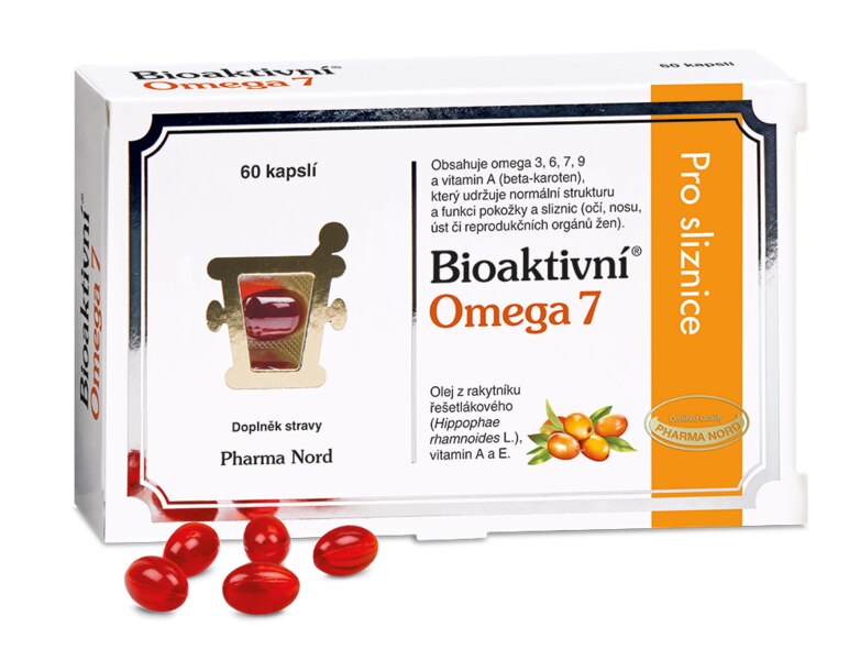 Pharma Nord Bioaktivní Omega 7 60 kapslí Pharma Nord Bioaktivní Omega 7 60 kapslí