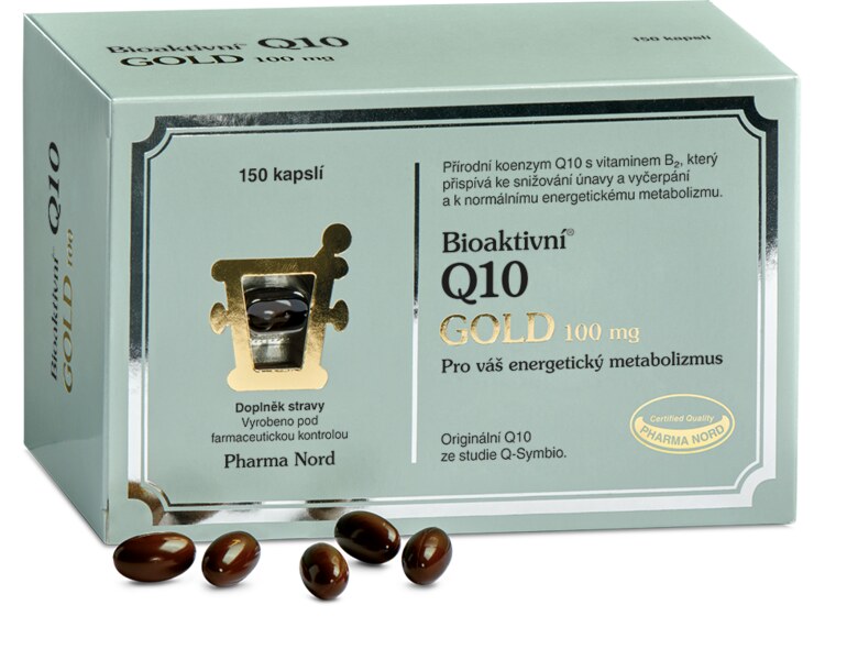 Pharma Nord Bioaktivní Q10 Gold 100 mg 150 kapslí