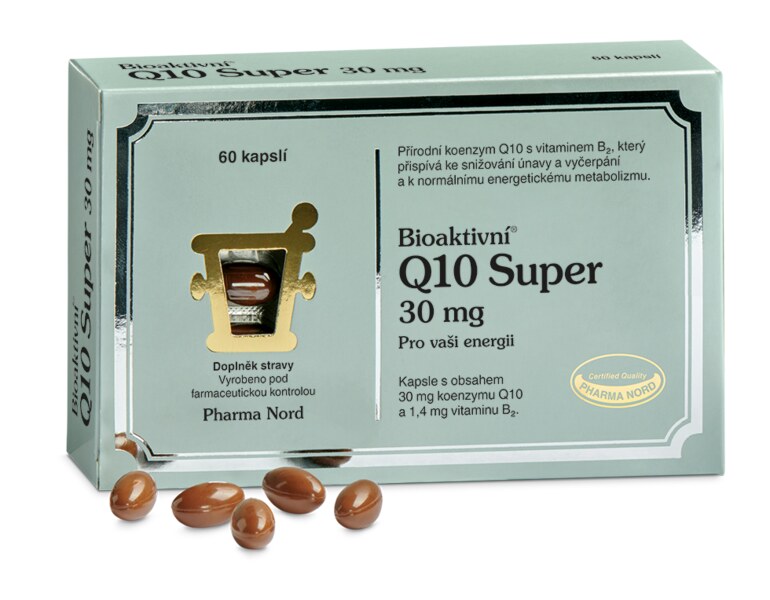 Pharma Nord Bioaktivní Q10 Super 30 mg 60 kapslí Pharma Nord Bioaktivní Q10 Super 30 mg 60 kapslí