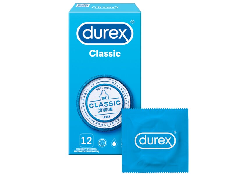 Durex Classic prezervativ 12 ks