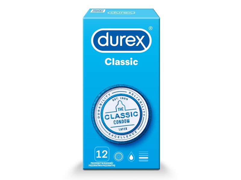 Durex Classic prezervativ 12 ks