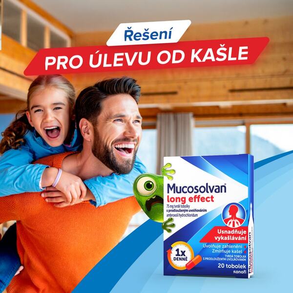 Mucosolvan Long Effect 75 mg 20 tvrdých tobolek s prodlouženým uvolňováním