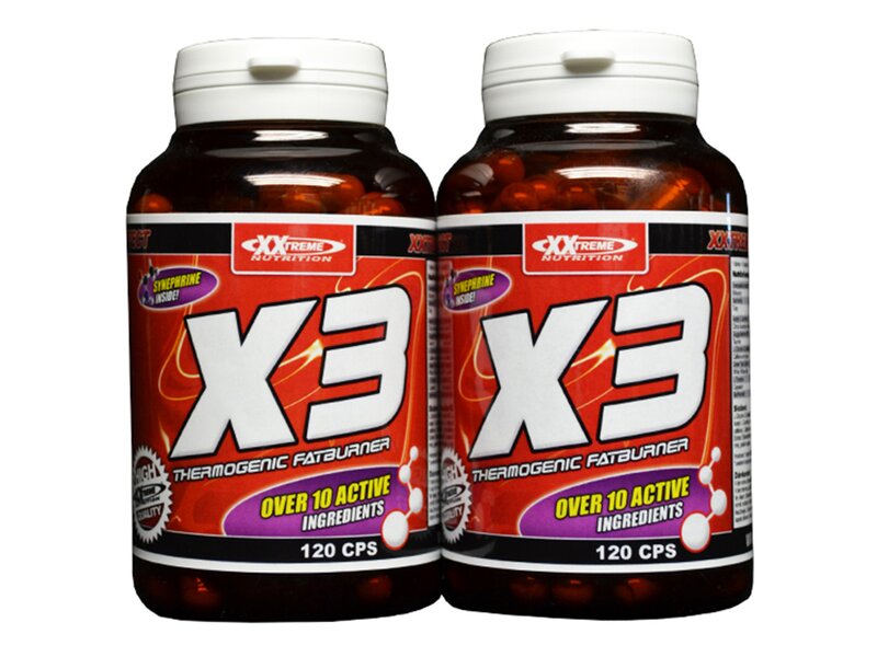 Xxlabs X3 Thermogenic Fatburner 120+120 kapslí
