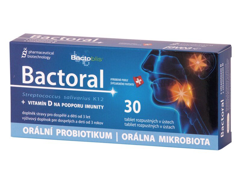 Favea Bactoral + Vitamin D3 30 tablet