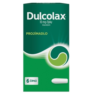 Dulcolax 10 mg 6 čípků Dulcolax 10 mg 6 čípků