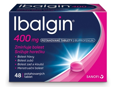 Ibalgin 400 mg 48 potahovaných tablet Ibalgin 400 mg 48 potahovaných tablet