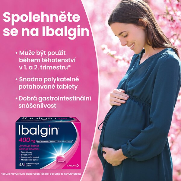 Ibalgin 400 mg 48 potahovaných tablet Ibalgin 400 mg 48 potahovaných tablet