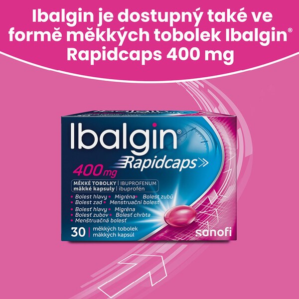 Ibalgin 400 mg 48 potahovaných tablet Ibalgin 400 mg 48 potahovaných tablet