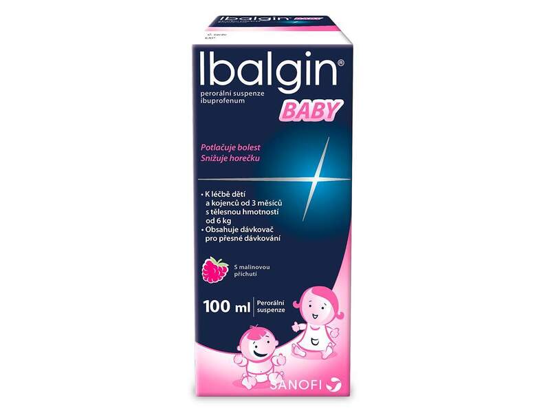 Ibalgin Baby 20 mg/ml suspenze 100 ml