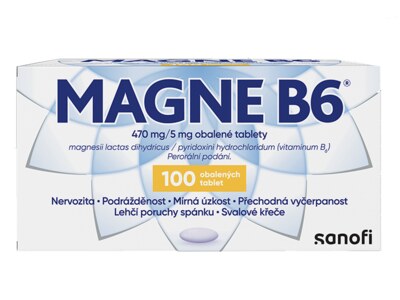 Magne B6 470 mg/5 mg 100 obalených tablet