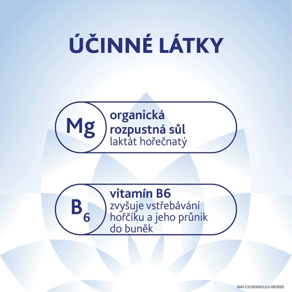 Magne B6 470 mg/5 mg 100 obalených tablet Magne B6 470 mg/5 mg 100 obalených tablet