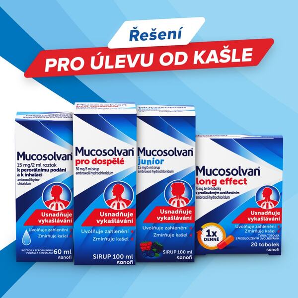 Mucosolvan pro dospělé sirup 100 ml Mucosolvan pro dospělé sirup 100 ml