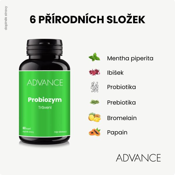Advance Probiozym 60 kapslí