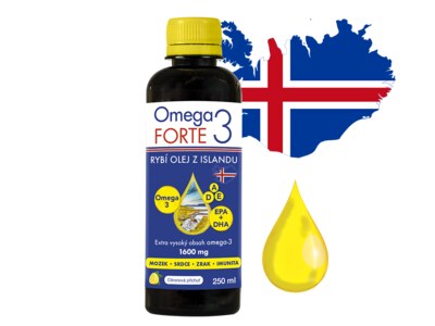 Omega 3 Forte 1600 mg rybí olej 250 ml Omega 3 Forte 1600 mg rybí olej 250 ml