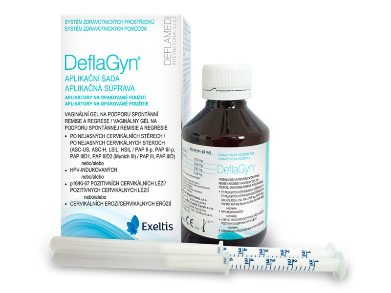 DeflaGyn aplikační sada 2 aplikátory + gel 150 ml DeflaGyn aplikační sada 2 aplikátory + gel 150 ml