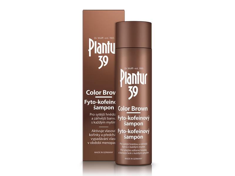 Plantur 39 Color Brown Fyto-kofeinový šampon 250 ml