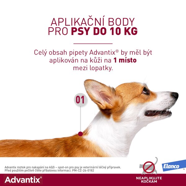 Advantix pro psy 4-10 kg spot-on 4x1 ml