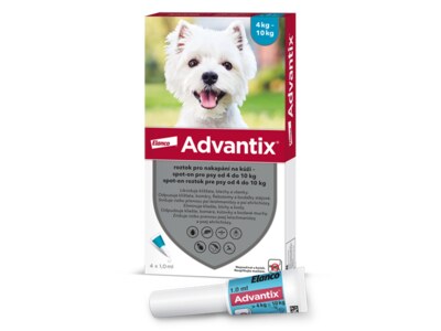 Advantix pro psy 4-10 kg spot-on 4x1 ml